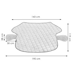 Kryt čelného skla proti mrazu a slnku SPRINGOS GA0019