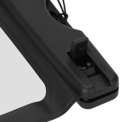 Vodotesné púzdro na mobil 8&quot čierne + pútko SPRINGOS CS0075