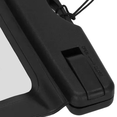 Vodotesné púzdro na mobil 8&quot čierne + pútko SPRINGOS CS0075