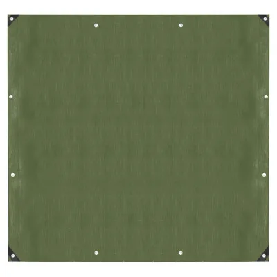 Krycia plachta s okami 4x4 m, 120g PE, zelená SPRINGOS PROTECT