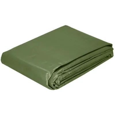 Krycia plachta s okami 3x5 m, 120g PE, zelená SPRINGOS PROTECT