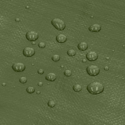 Krycia plachta s okami 3x3 m, 120g PE, zelená SPRINGOS PROTECT