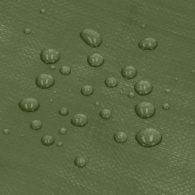 Krycia plachta s okami 3x3 m, 120g PE, zelená SPRINGOS PROTECT