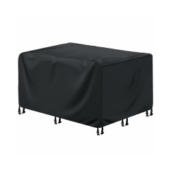 Kryt na záhradný nábytok 242x162x100 cm, čierny SPRINGOS EXTERIO