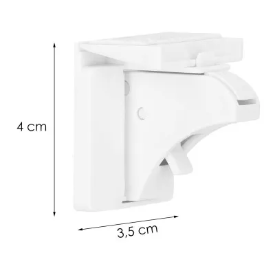 Detské bezpečnostné zámky, biele, súprava 4ks SPRINGOS HA5133