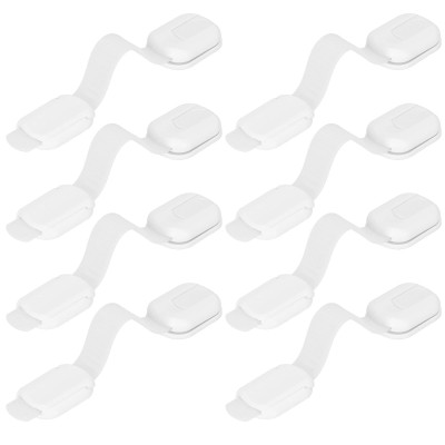 Detské bezpečnostné zámky, biele, súprava 8ks SPRINGOS HA5135