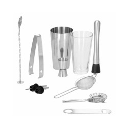 Barmanská sada 11 dielov, nerezová SPRINGOS BOSTON