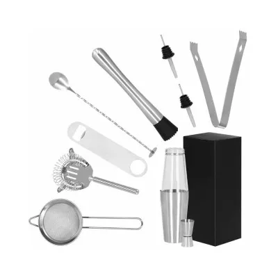 Barmanská sada 11 dielov, nerezová SPRINGOS BOSTON