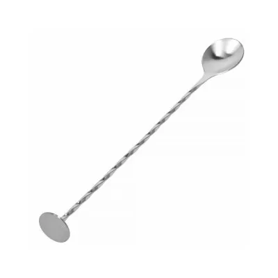 Barmanská sada s dreveným stojanom 11 dielov, nerezová SPRINGOS MEEHAN