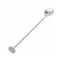 Barmanská sada s dreveným stojanom 14 dielov, nerezová SPRINGOS GROFF