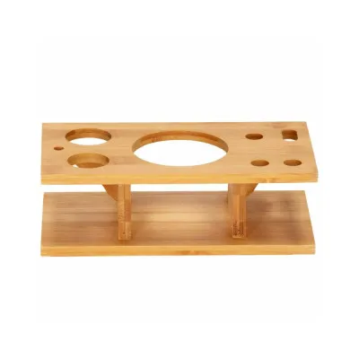 Barmanská sada s dreveným stojanom 9 dielov, nerezová SPRINGOS MARTINI