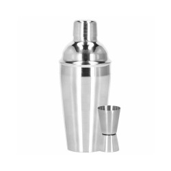 Barmanská sada s dreveným stojanom 9 dielov, nerezová SPRINGOS MARTINI