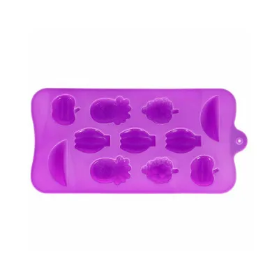 Silikónová forma na ľad SPRINGOS FRUIT fialová