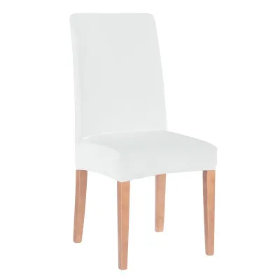 Poťah na stoličku elastický, biely SPRINGOS SPANDEX