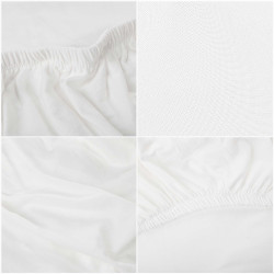 Poťah na stoličku elastický, biely SPRINGOS SPANDEX