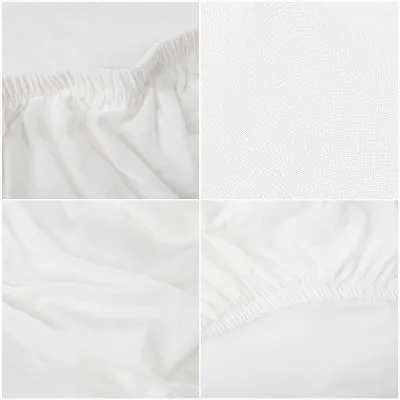 Poťah na stoličku elastický, biely SPRINGOS SPANDEX