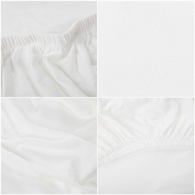 Poťah na stoličku elastický, biely SPRINGOS SPANDEX