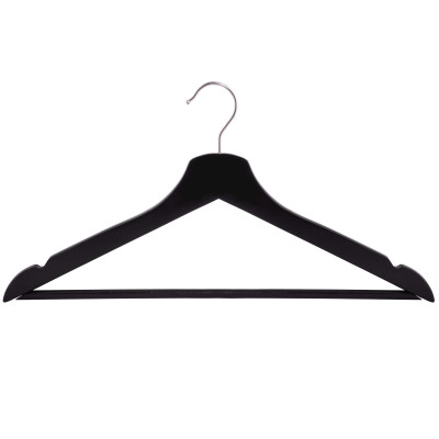 Drevené ramienka 42,5 cm, čierna, sada 20ks SPRINGOS HG0058