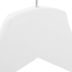 Drevené ramienka 42,5 cm, biela, sada 20ks SPRINGOS HG0059