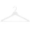 Drevené ramienka 42,5 cm, biela, sada 20ks SPRINGOS HG0059