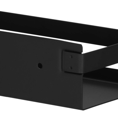 Nástenná polička do kúpeľne 30 cm, čierna SPRINGOS HA5181