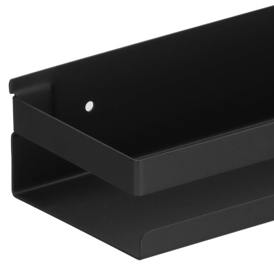 Nástenná polička do kúpeľne 40 cm, čierna SPRINGOS HA5182