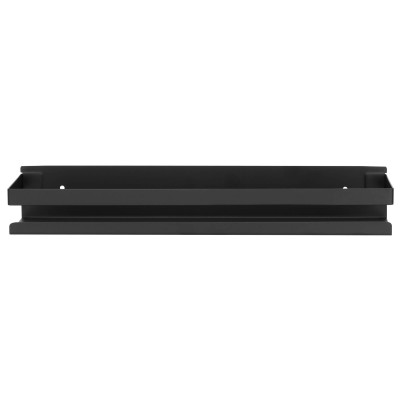 Nástenná polička do kúpeľne 40 cm, čierna SPRINGOS HA5182