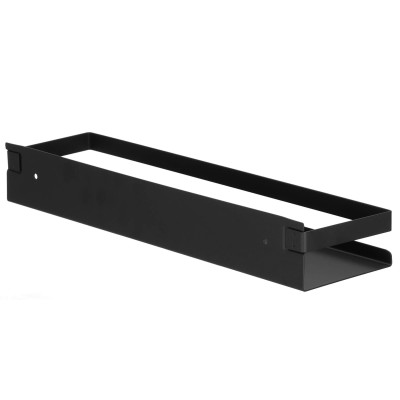 Nástenná polička do kúpeľne 40 cm, čierna SPRINGOS HA5182