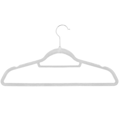 Velúrové ramienka 45 cm, šedá, 3ks SPRINGOS HG0062