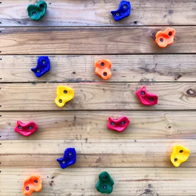 Lezecké úchyty kamene pre deti, farebné, 10ks SPRINGOS KG0001