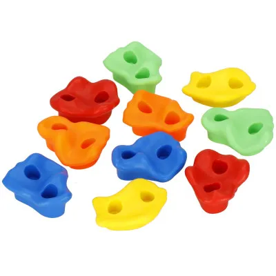 Lezecké úchyty kamene pre deti, farebné, 10ks SPRINGOS KG0001