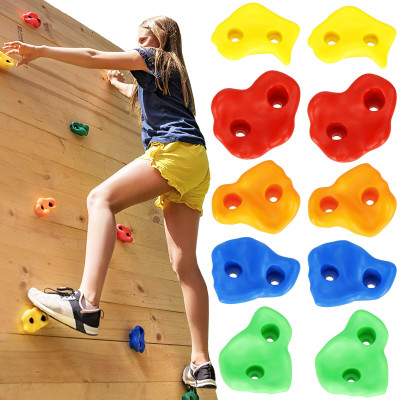Lezecké úchyty kamene pre deti, farebné, 10ks SPRINGOS KG0001