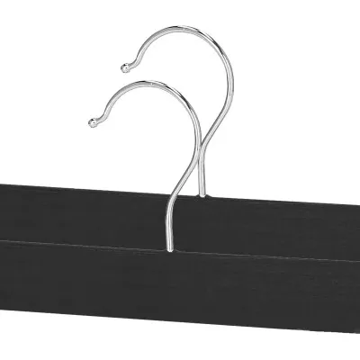 Drevené ramienka s klipmi 33 cm, čierna, 2ks SPRINGOS HG0064