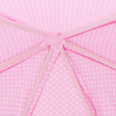 Detský stan na hranie, ružový s bodkami SPRINGOS KG0015