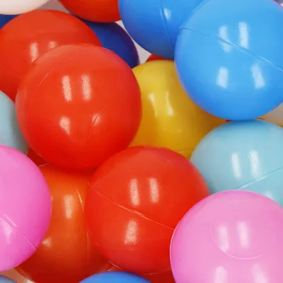 Plastové loptičky na hranie 6 cm, 100ks, farebné SPRINGOS KG0019