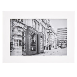 Sada fotorámikov 12ks, mix veľkostí, biele SPRINGOS PF0004