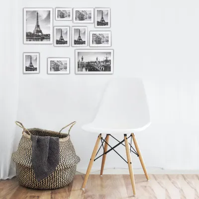 Sada fotorámikov 12ks, mix veľkostí, biele SPRINGOS PF0004