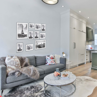 Sada fotorámikov 12ks, mix veľkostí, biele SPRINGOS PF0004