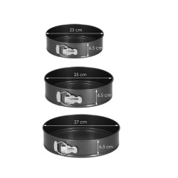 Formy na tortu sada 3ks SPRINGOS KI0113