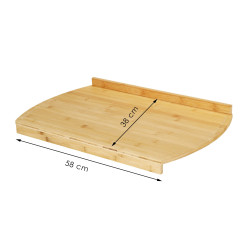 Kuchynská doštička 58x38 cm, bambus SPRINGOS KI0108