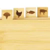 Kuchynské dosky v stojane sada 4ks, bambus SPRINGOS KI0109
