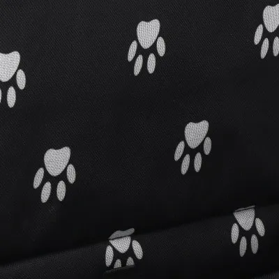 Autosedačka pre psa, čierna s labkami SPRINGOS PA0227