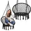Záhradná hojdačka 60 cm, čierna SPRINGOS NATALI