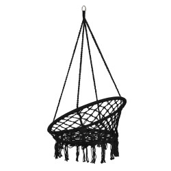 Záhradná hojdačka 60 cm, čierna SPRINGOS NATALI