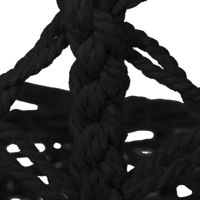 Záhradná hojdačka 60 cm, čierna SPRINGOS NATALI