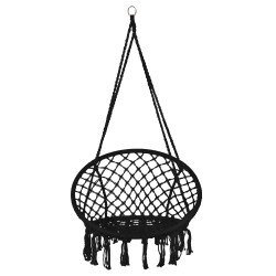 Záhradná hojdačka 60 cm, čierna SPRINGOS NATALI