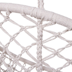 Záhradná hojdačka s vankúšom 60 cm, krémová SPRINGOS SPR0043