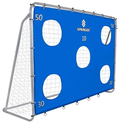 Futbalová bránka s terčom 240x170x85 cm SPRINGOS SG0010