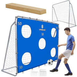 Futbalová bránka s terčom 240x170x85 cm SPRINGOS SG0010