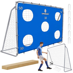 Futbalová bránka s terčom 240x170x85 cm SPRINGOS SG0010